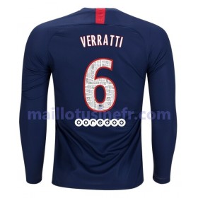 Maillot de Foot Paris Saint-Germain VERRATTI 6 Domicile 2019-20 Manches Longues